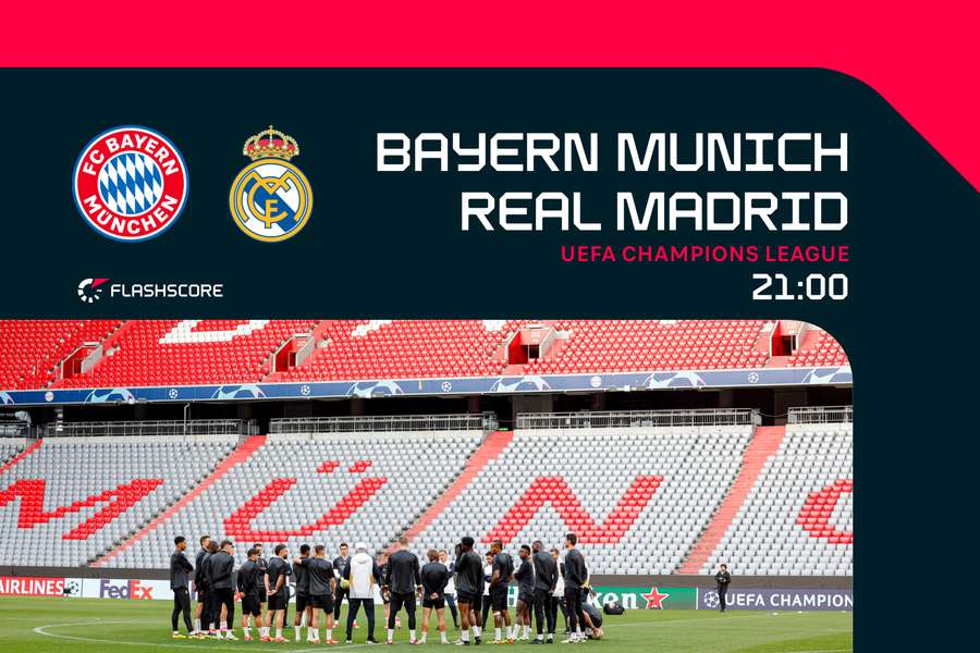Bayern and Real Madrid go head to head tonight