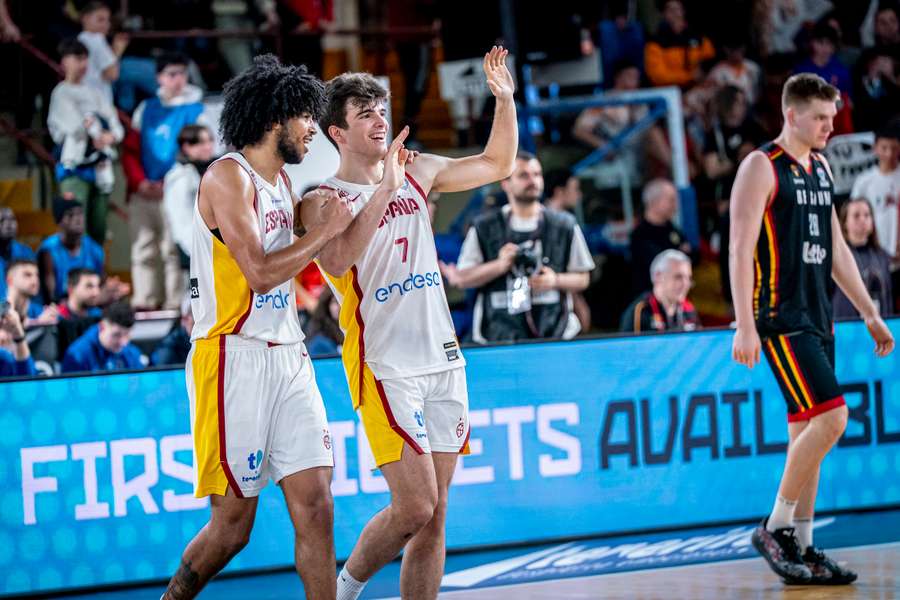 Hugo González e Izan Almansa, juntos en la selección española