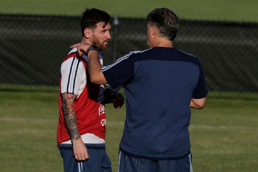 Martino y Messi compartieron selección