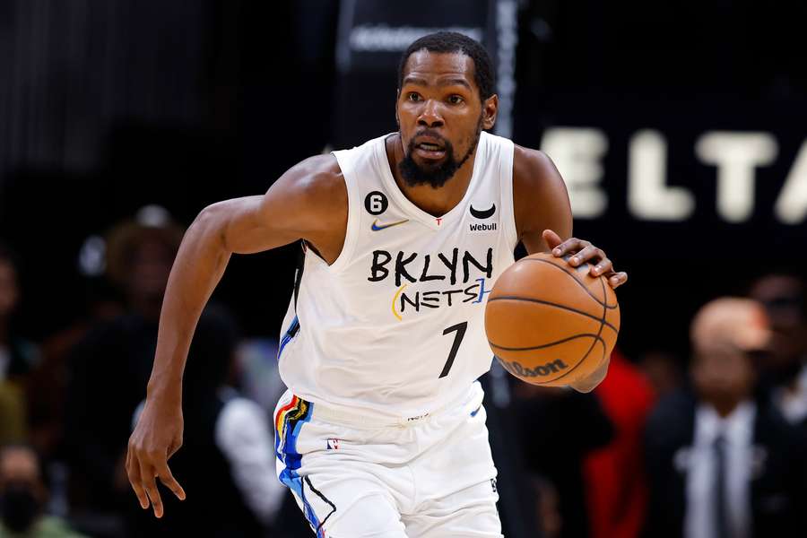 Kevin Durant face aux Hawks.