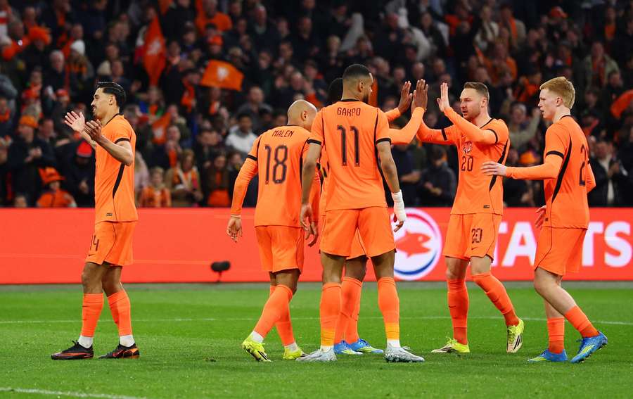 L'esultanza di Reijnders