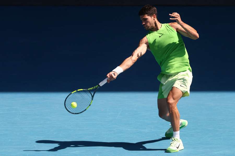 Carlos Alcaraz, ce dimanche. Carlos Alcaraz, ce dimanche.