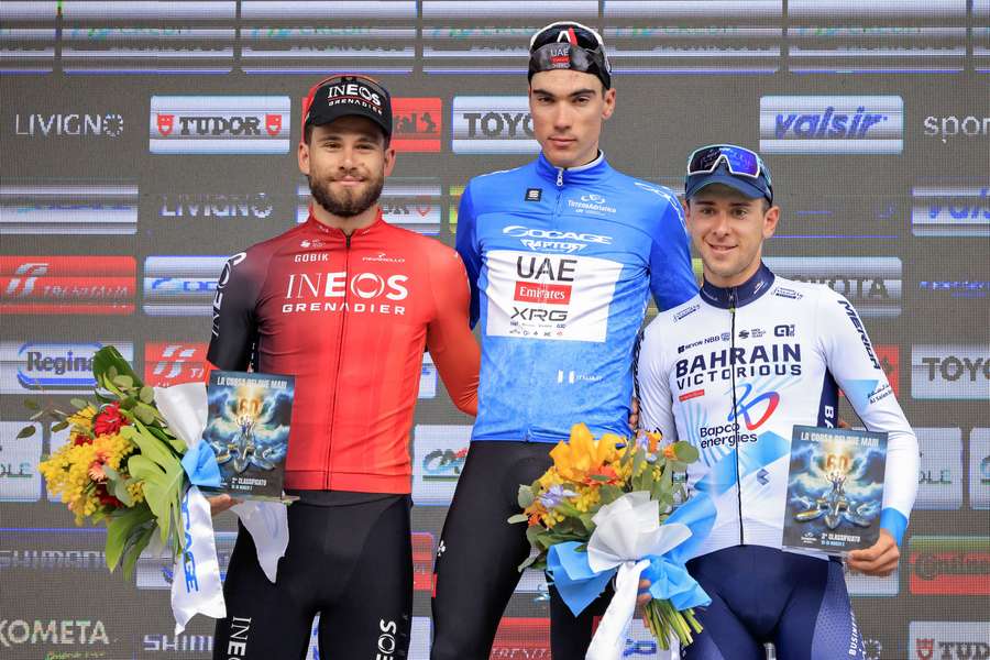 Premier podium sur une course par étapes World Tour pour Ganna. Premier podium sur une course par étapes World Tour pour Ganna.