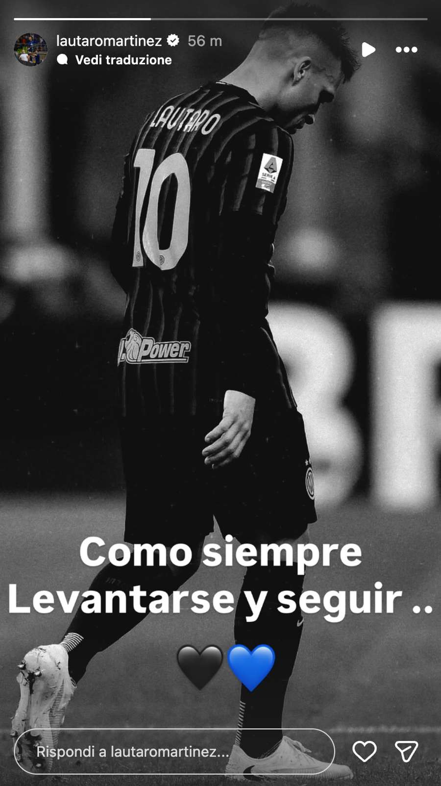 Le parole dell'argentino