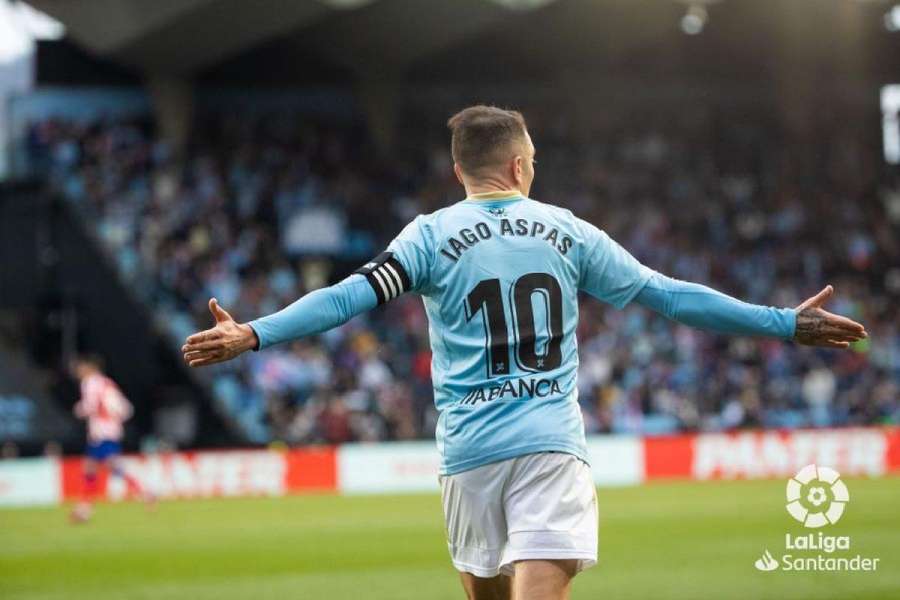 Aspas, mais longe do golo do que nunca