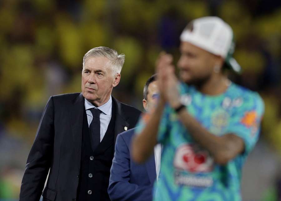 Ancelotti fez mistério sobre a convocação de Neymar até o último momento Ancelotti fez mistério sobre a convocação de Neymar até o último momento