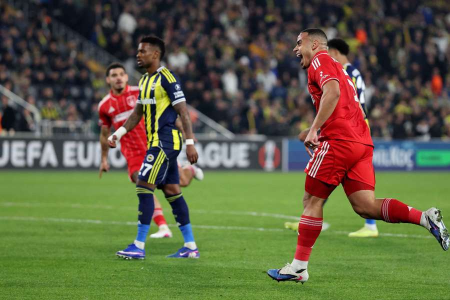 Murillo celebra o golo do Forest