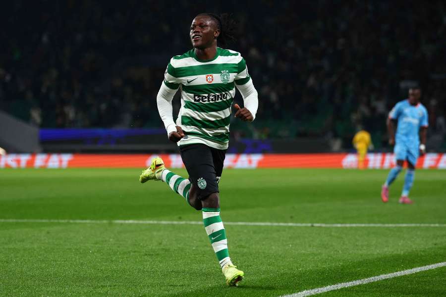 Geovany Quenda in action for Sporting CP Geovany Quenda in action for Sporting CP