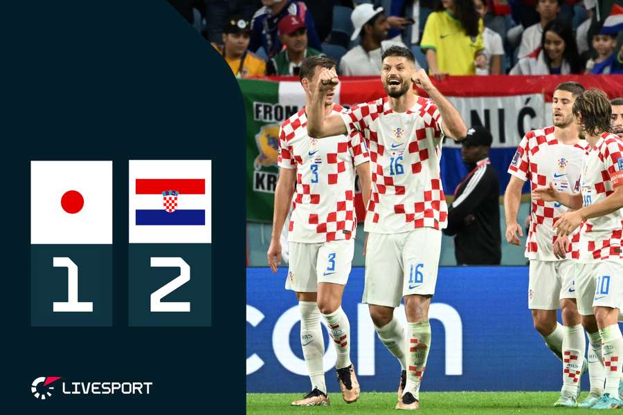 Japonsko – Chorvatsko 1:2. Penalty zvládli lépe Vatreni a slaví postup do čtvrtfinále