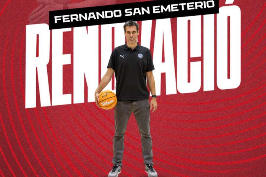 Fernando San Emeterio renueva con el Bàsquet Girona como director deportivo