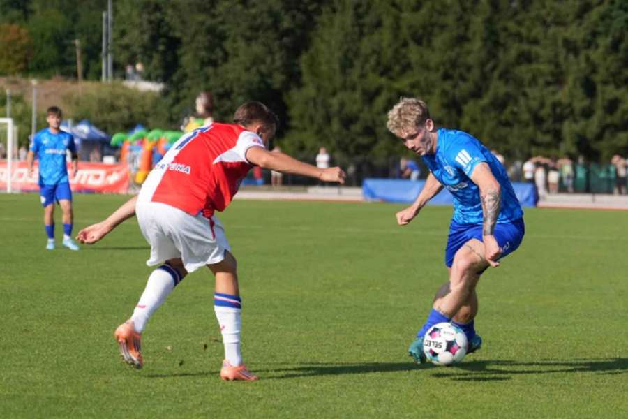 Slavia B remizovala ve druhé lize na půdě České Lípy.