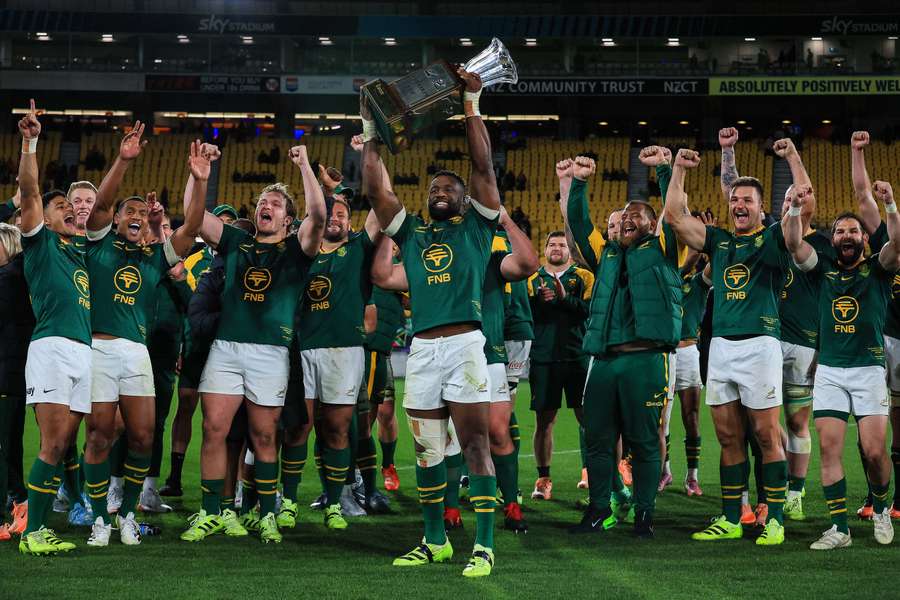 The Springboks have retained the Freedom Cup following their win The Springboks have retained the Freedom Cup following their win