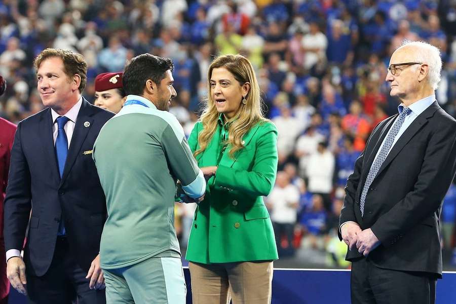 Leila Pereira reforçou sua confiança no trabalho de Abel Ferreira