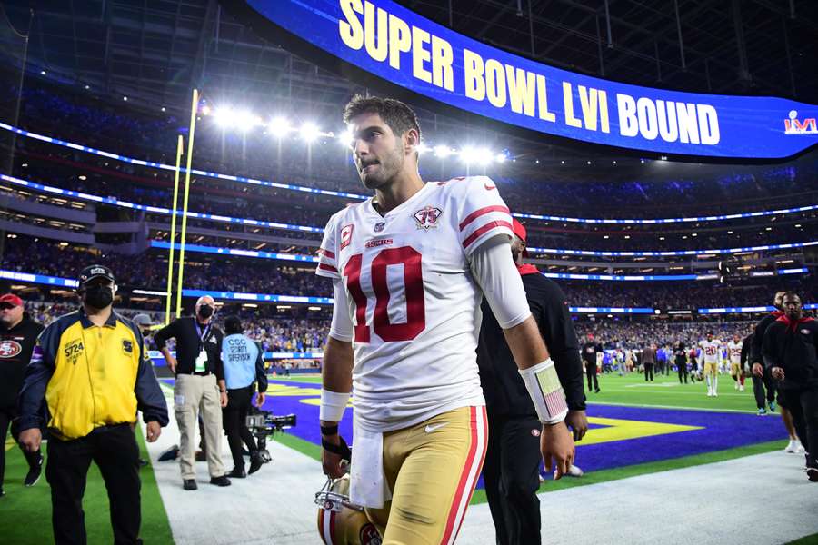 Jimmy Garoppolo has been at the 49ers since 2017