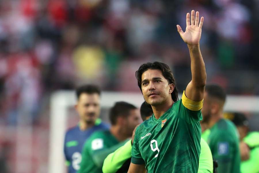 Moreno é o maior artilheiro da história da seleção boliviana com 31 gols