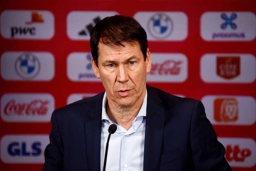 Garcia during his Belgium press conference