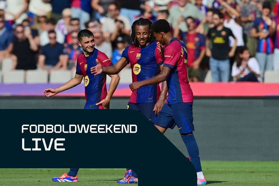 FC Barcelona vandt hele 7-0 lørdag aften.