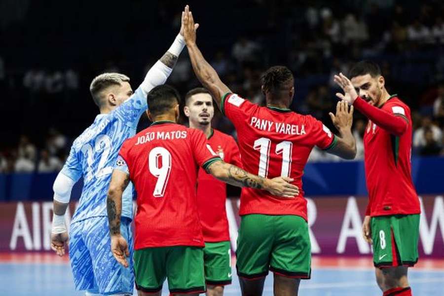 Jogadores da seleção nacional de futsal