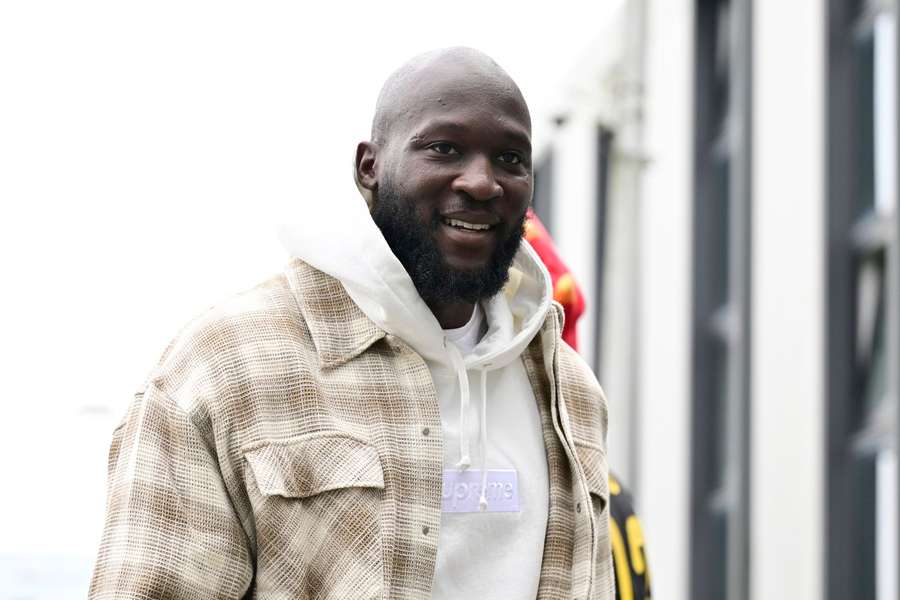 Lukaku, delantero internacional belga del Nápoles Lukaku, delantero internacional belga del Nápoles