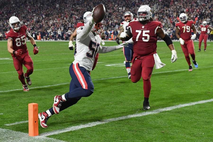 MNF: Patriots na zege bij Cardinals op play-off-plek; zware blessure Kyler Murray