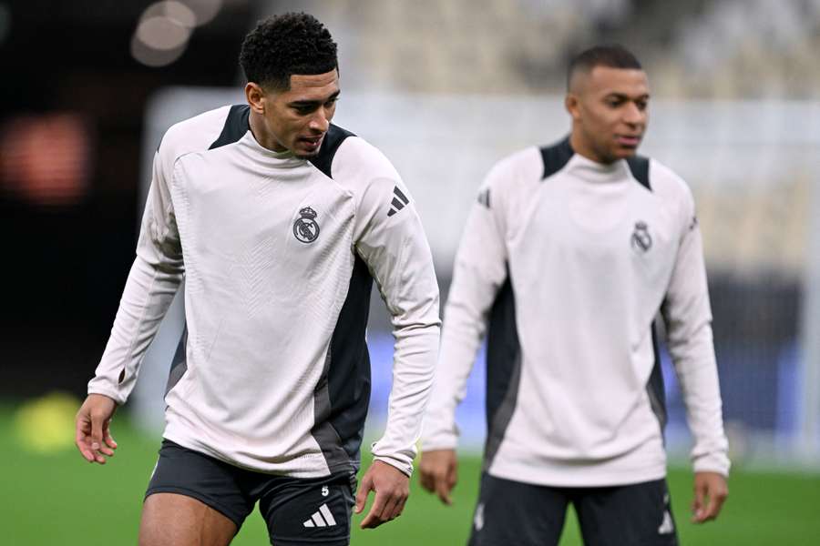 Bellingham y Mbappé, en el entrenamiento previo a la final de la Intercontinental Bellingham y Mbappé, en el entrenamiento previo a la final de la Intercontinental