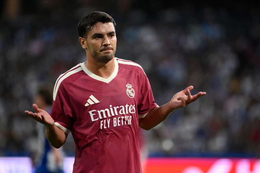 Brahim, autor del gol del triunfo del Madrid en Riazor