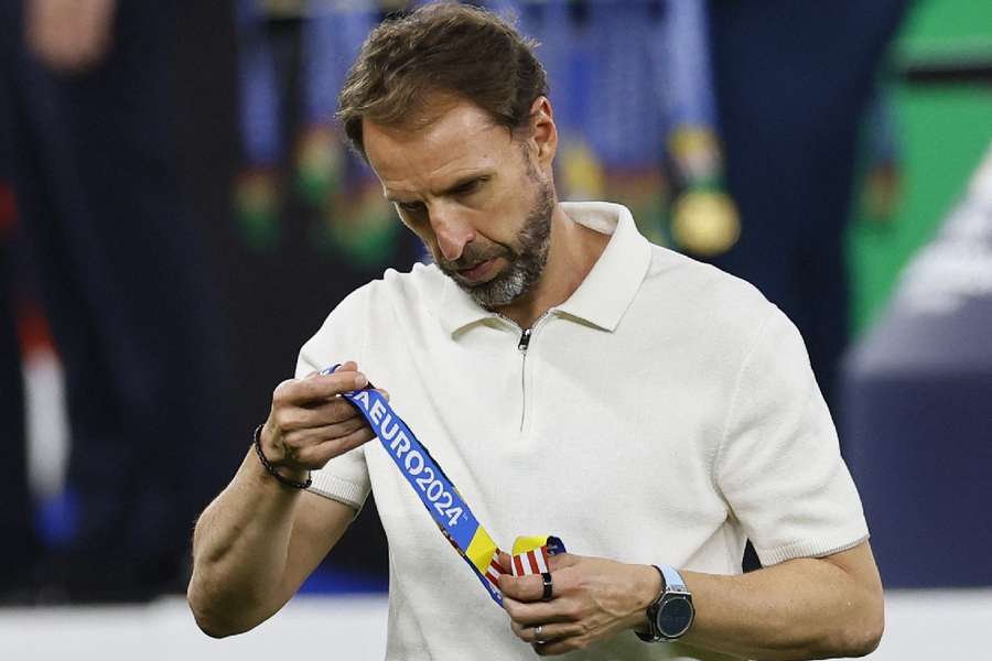 Southgate collects losers medal 