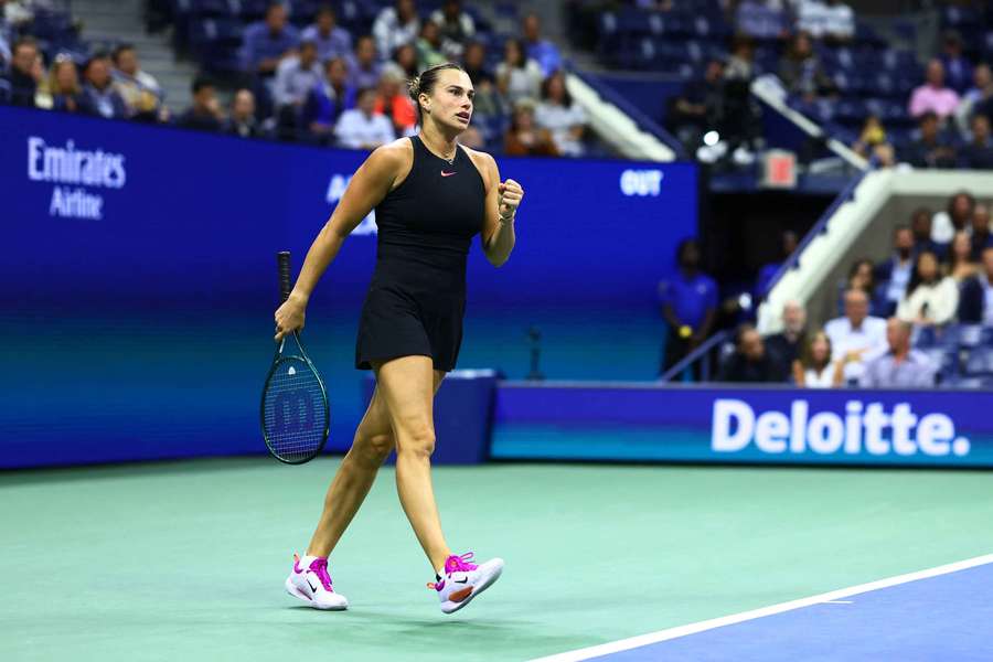 Sabalenka made the final four without much trouble