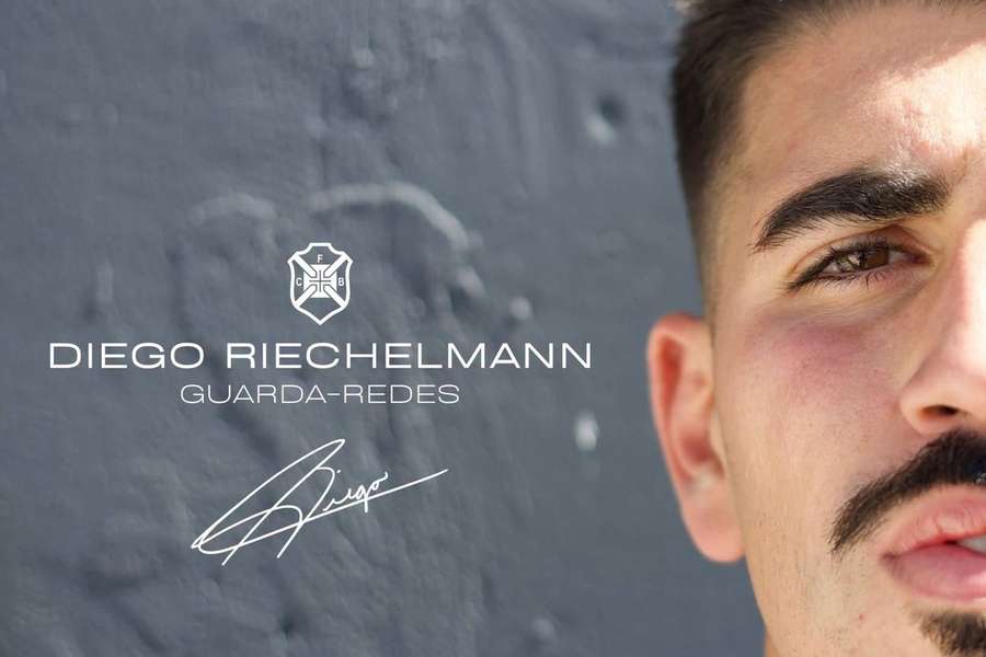 Diego Riechelmann oficializado no Belenenses