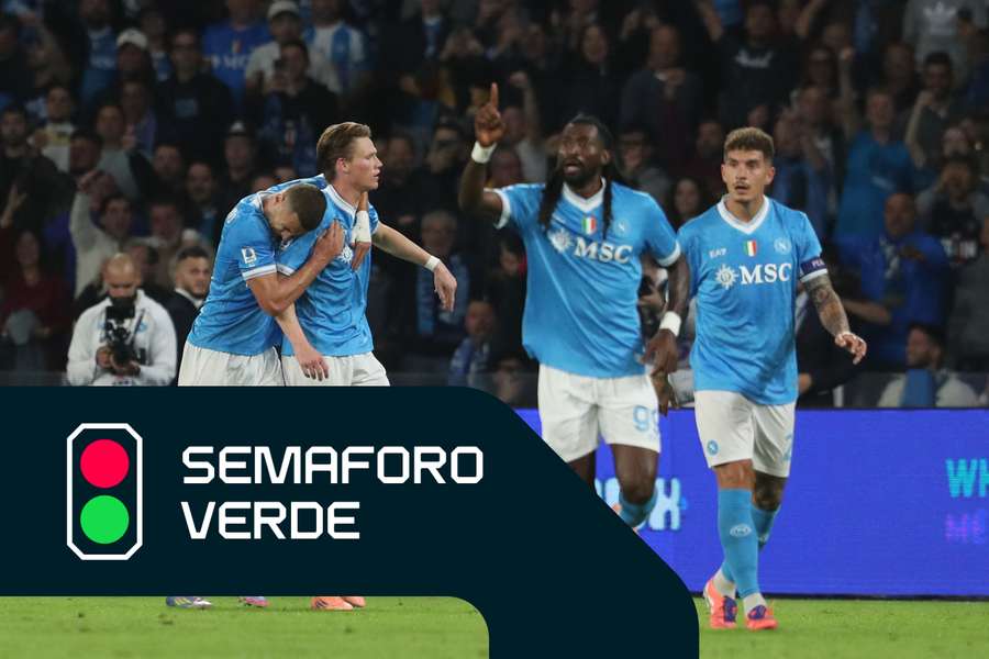 Esultanza dopo il 3-1 Esultanza dopo il 3-1