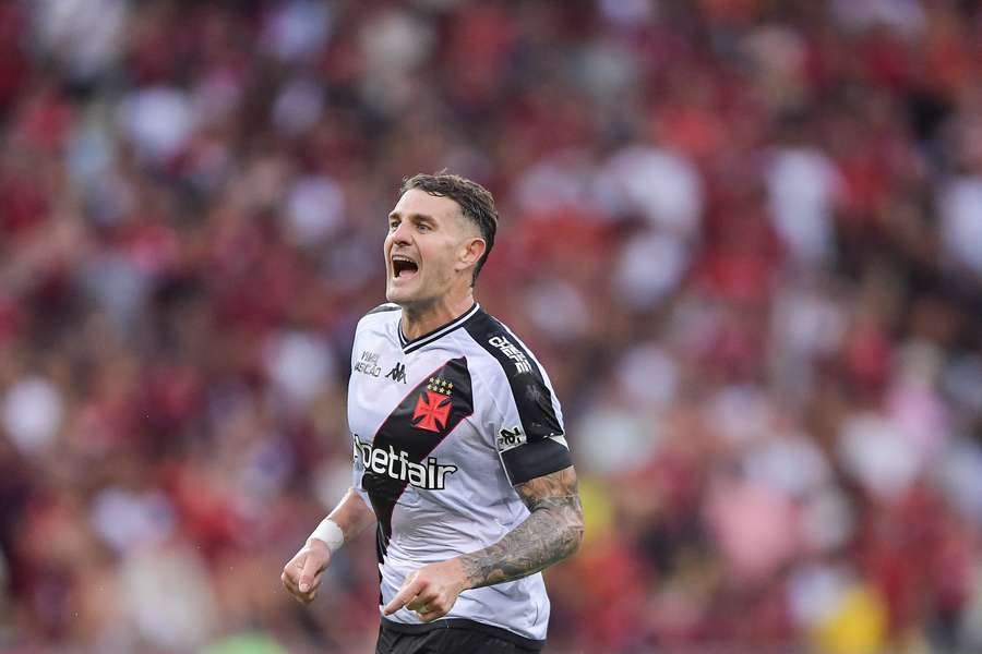 Vegetti está no Vasco desde 2023. Vegetti está no Vasco desde 2023.