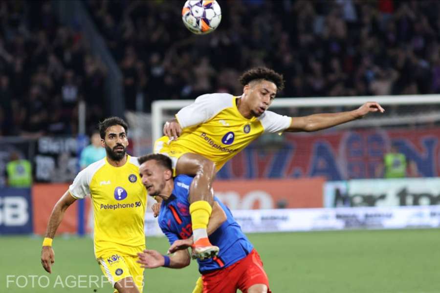 FCSB și Maccabi Tel Aviv au încheiat la egalitate în Ghencea, scor 1-1, în primul duel din turul 2 UCL