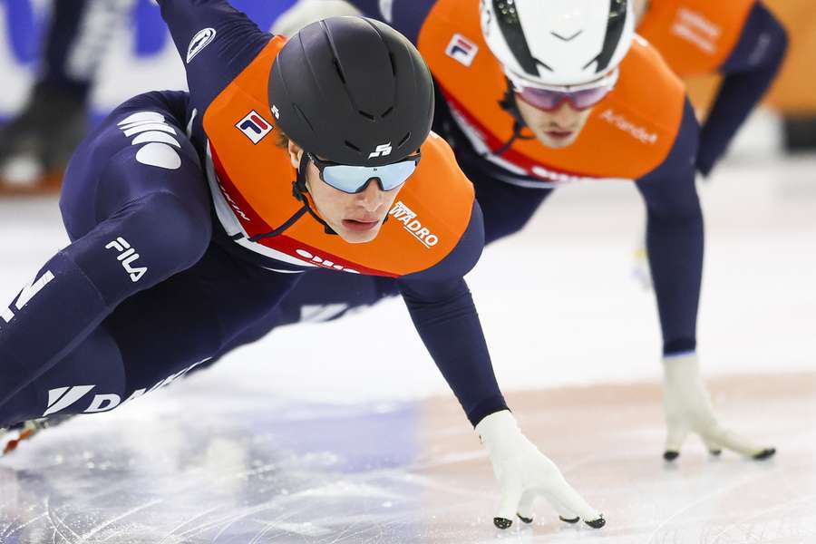 Jens van 't Wout tijdens een teamtraining in september