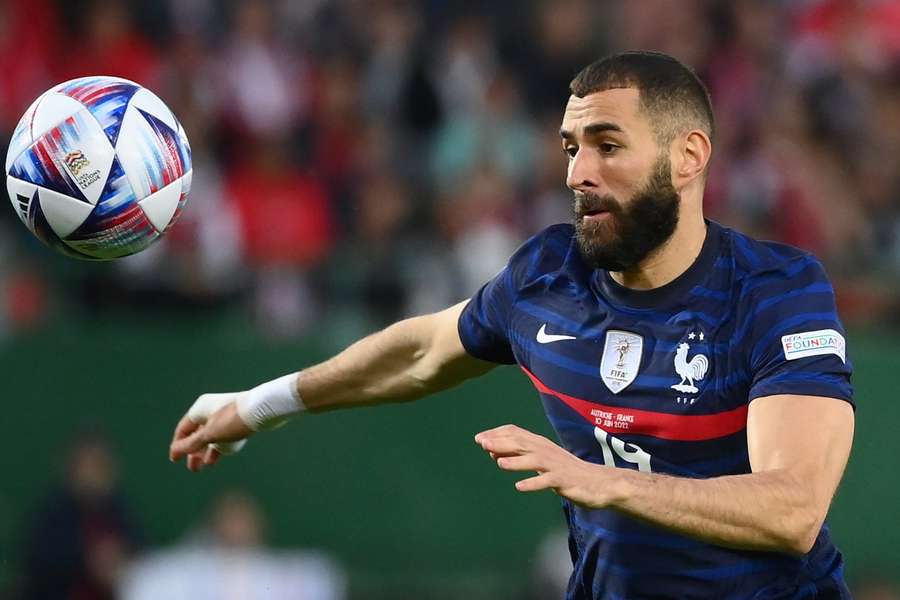 Benzema in actie voor Frankrijk