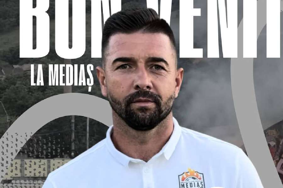 Cosmin Vâtcă revine din nou pe banca tehnică a celor de la ACS Mediaș (Liga 3)