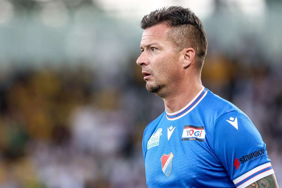 Svěrkoš si během reprezentační přestávky zahrál ve speciálním přátelském utkání proti GKS Katowice. 