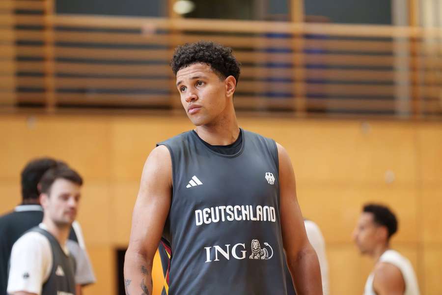 Michael Rataj beim Training der DBB-Herren im Juni.