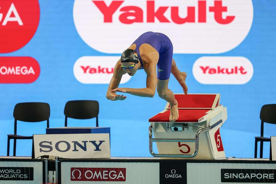 Isabel Gose bei der Schwimm-WM.