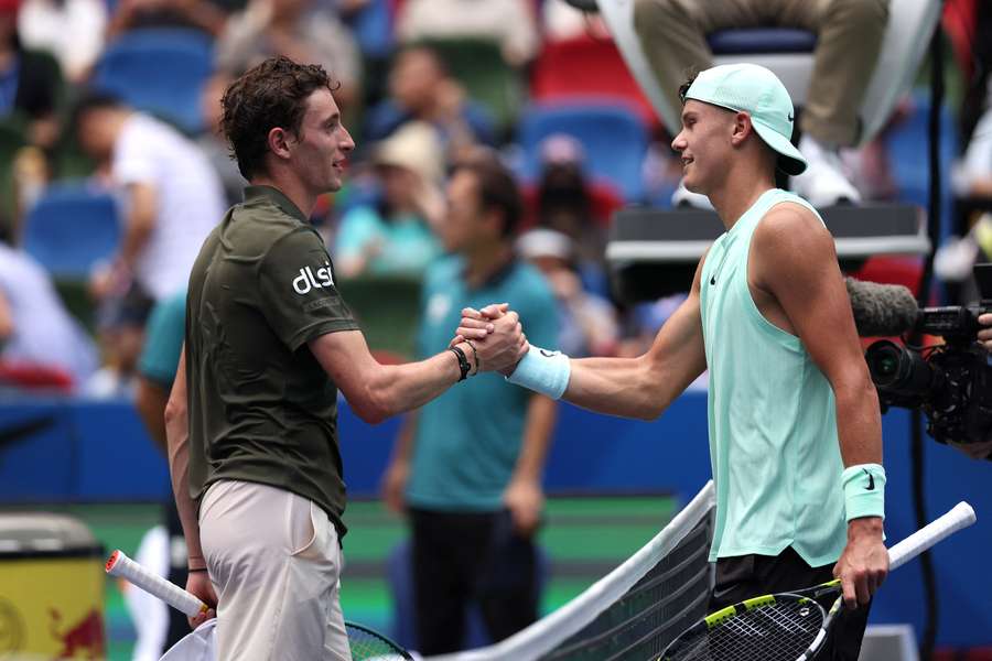 Ugo Humbert et Holger Rune ce dimanche.