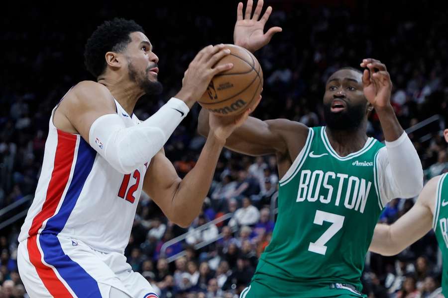 Tobias Harris führt seine Detroit Pistons zum Erfolg über die Boston Celtics.
