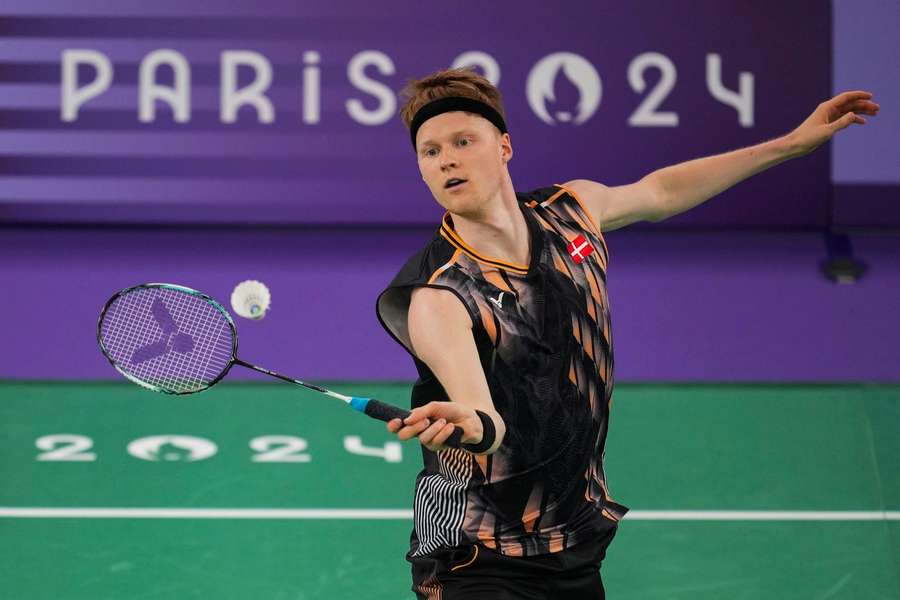 Antonsen i aktion under OL