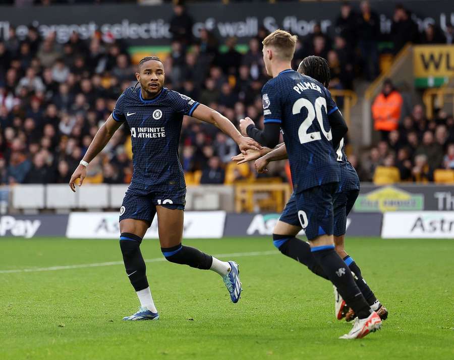 Nkunku fez o gol do Chelsea contra o Wolves