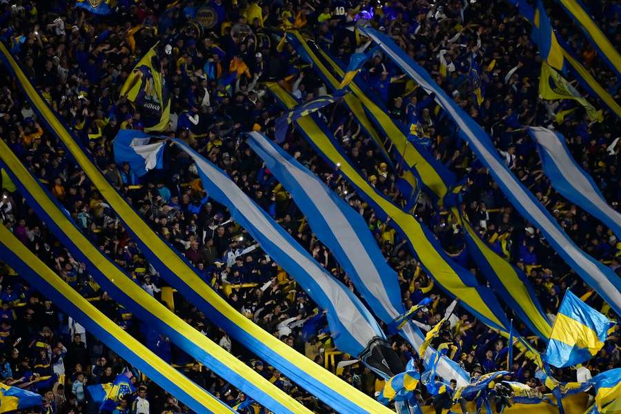 Fanii echipei Boca Juniors