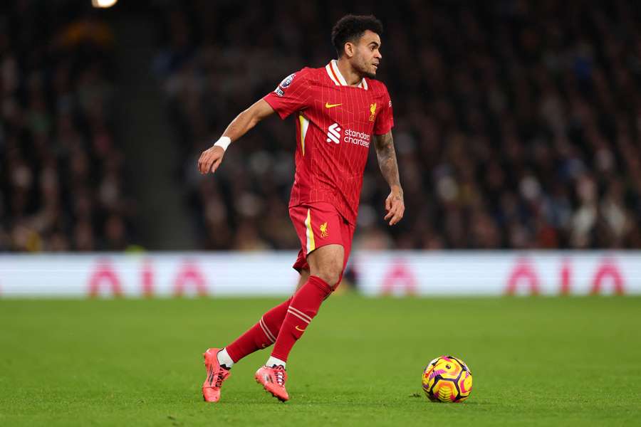 Luis Díaz, ante el Tottenham