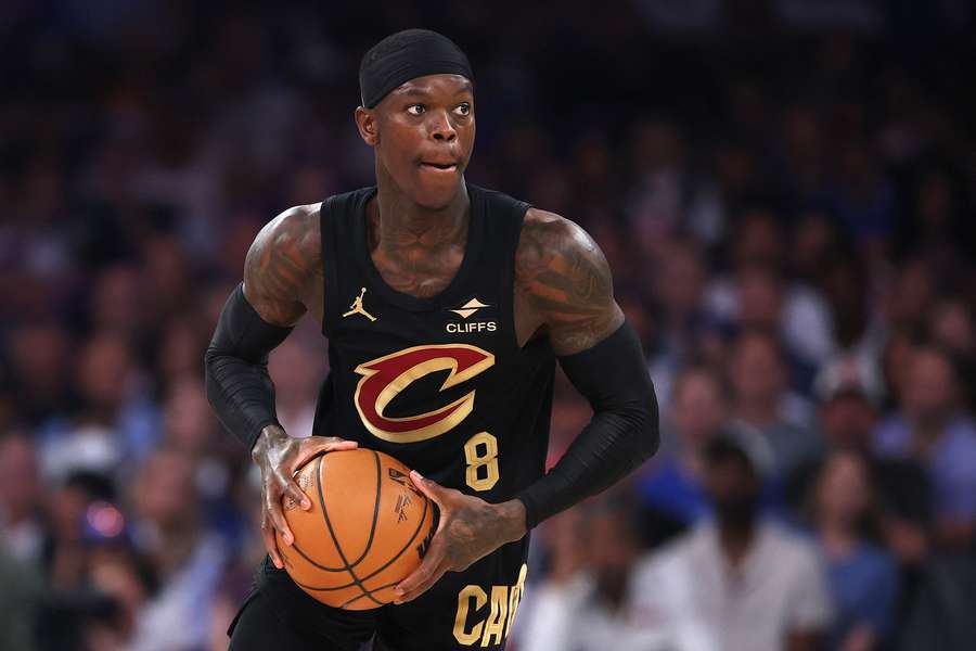 Dennis Schröder im Jersey der Cleveland Cavaliers Dennis Schröder im Jersey der Cleveland Cavaliers