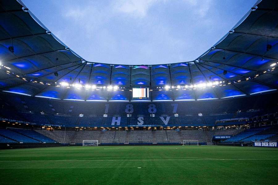 O Volksparkstadion em Hamburgo O Volksparkstadion em Hamburgo