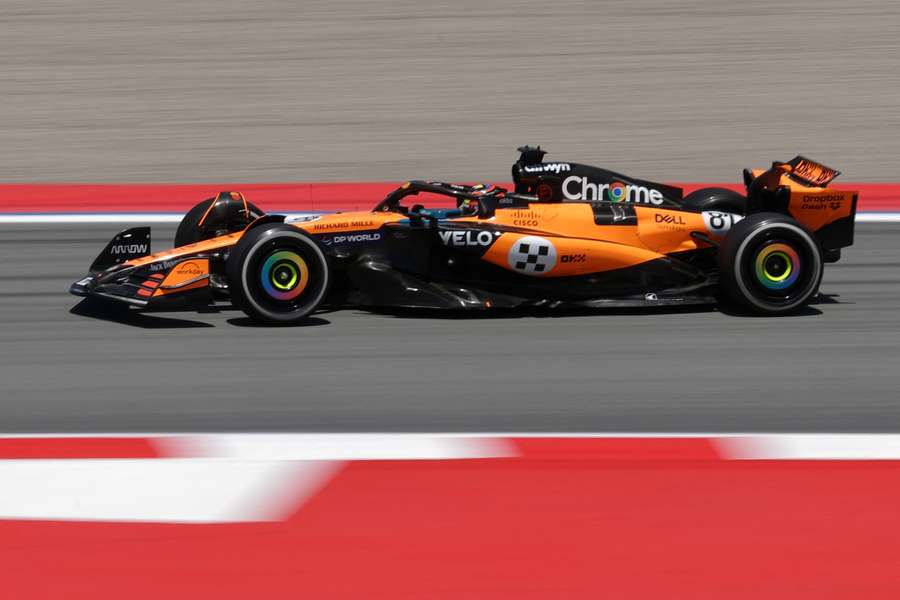 Piastri, el más rápido en los Libres 2 del GP de España.