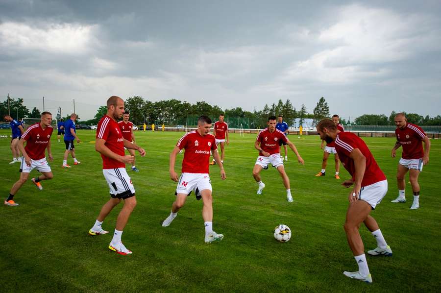 České Budějovice během soustředění v Rakousku