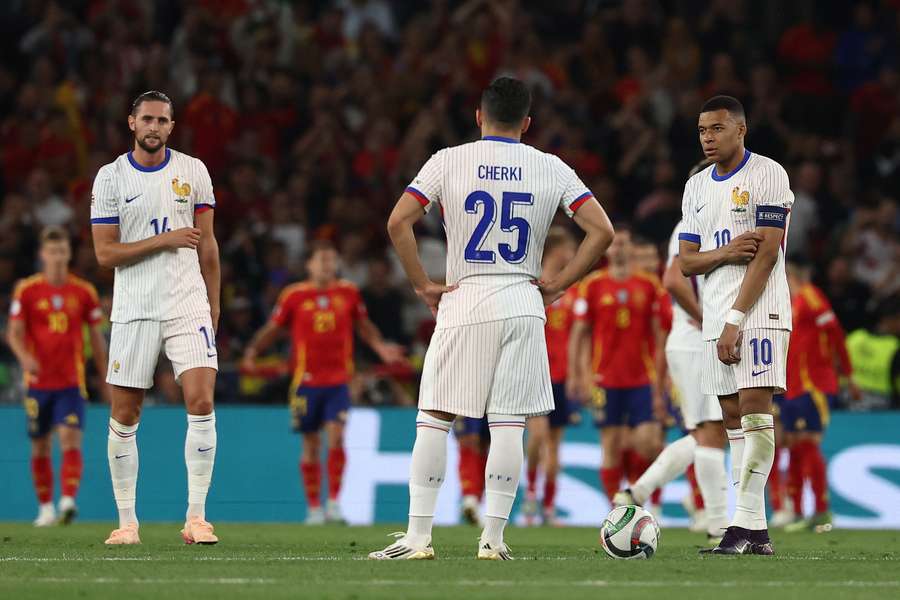Les Bleus coulent.
