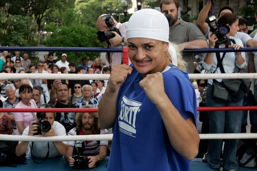 Alejandra 'Locomotora' Oliveras, en 2006